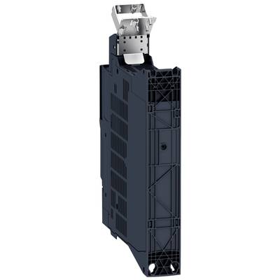 Appareil électrique de tableau de commande avec boîtier noir rectangulaire et bornes métalliques en haut. Adapté aux applications industrielles.