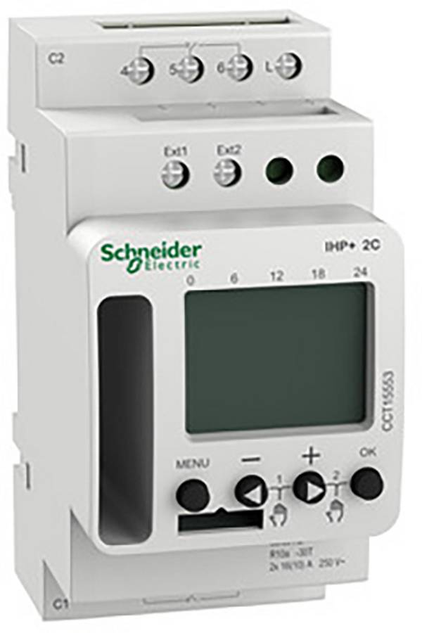 Schneider Electric CCT15553 Programmateur horaire pour rail numérique 230 V/AC