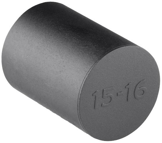 HellermannTyton VP_15-16_Blindplug-PL-BK Œillet aveugle sans halogène plastique noir 1 pc(s)