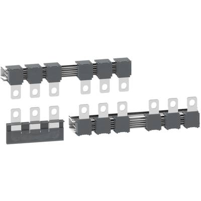 Élément de connexion gris comportant plusieurs contacts métalliques alignés uniformément. Adapté pour la connexion électrique de plusieurs composants.