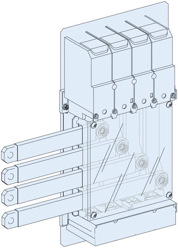 PrismaSeT-P, bloc d'alimentation, compact NSX400-630 4 pôles LVS04076 Schneider Electric Contenu: 1 pc(s)