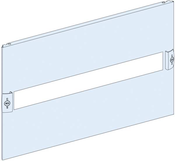 PrismaSeT-P, panneau avant, avec découpe de 45 mm, 1 rangée, largeur = 650 mm, hauteur = 4 modules LVS03204 Schneider Electric Contenu: 1 pc(s)