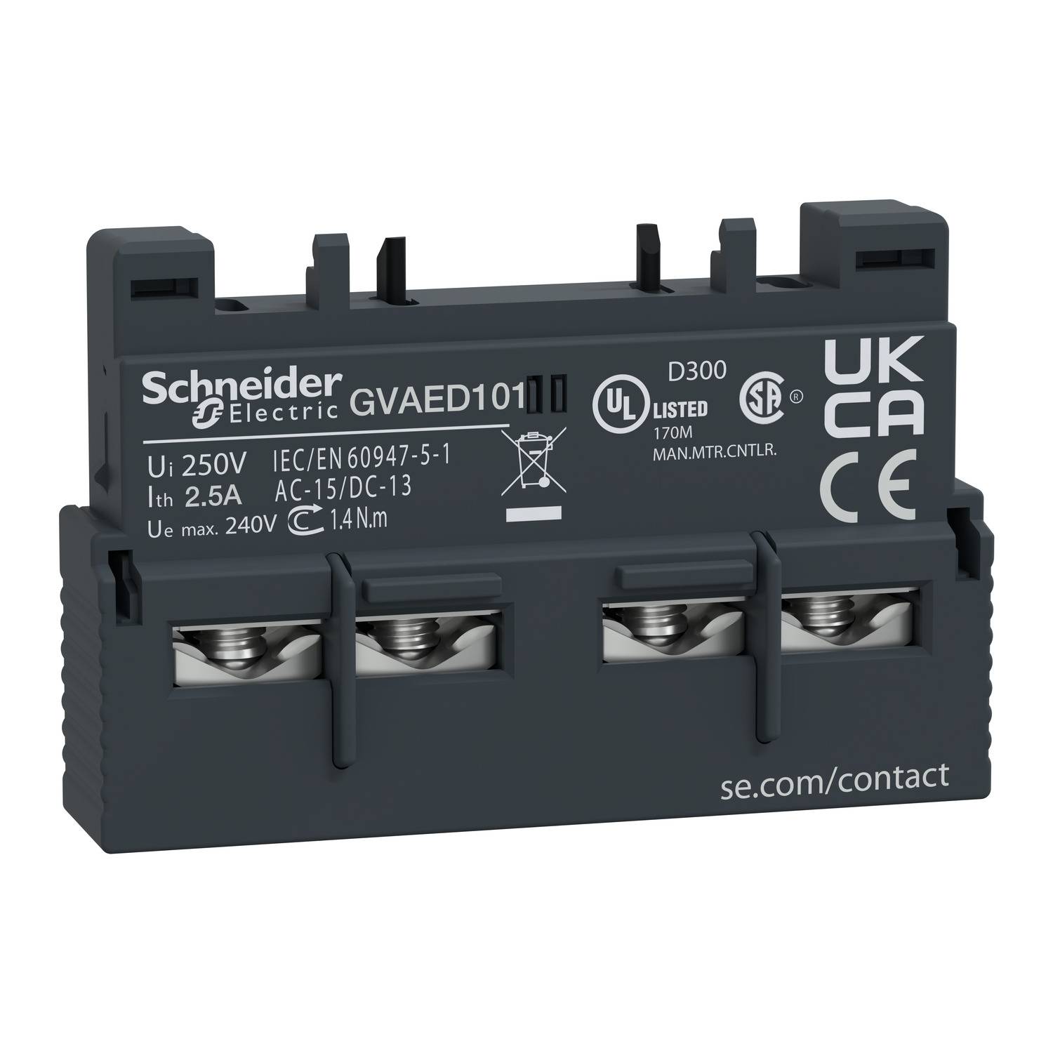 Schneider Electric GVAED101 Contact auxiliaire Piece 1 pc(s)
