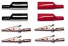 Mueller Electric 010012 Jeu de pinces crocodiles rouge, noir 1 set