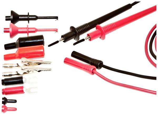 Mueller Electric 110006 Set adaptateur prise de test 110006   rouge, noir  1 set