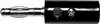 Mueller Electric BU-00249-0 Fiche banane noir Longueur: 42.672 mm 1 pc(s)