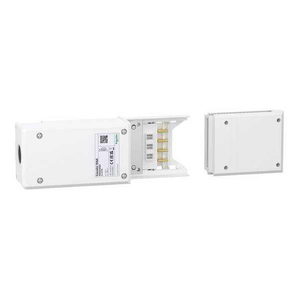 Schneider Electric KNA63AB4 Boîte d'entrée d'extrémité KNA, 63 A, gauche ou droite Boîtier d'alimentation blanc 1 pc(s)