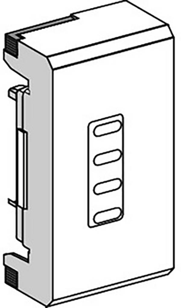 Schneider Electric KNB16CF2 Adaptateur de sortie KN, 16A, L+N+PE, pour fusibles 8,5 x 31,5 mm Accessoires pour petits distributeurs blanc 1 pc(s)