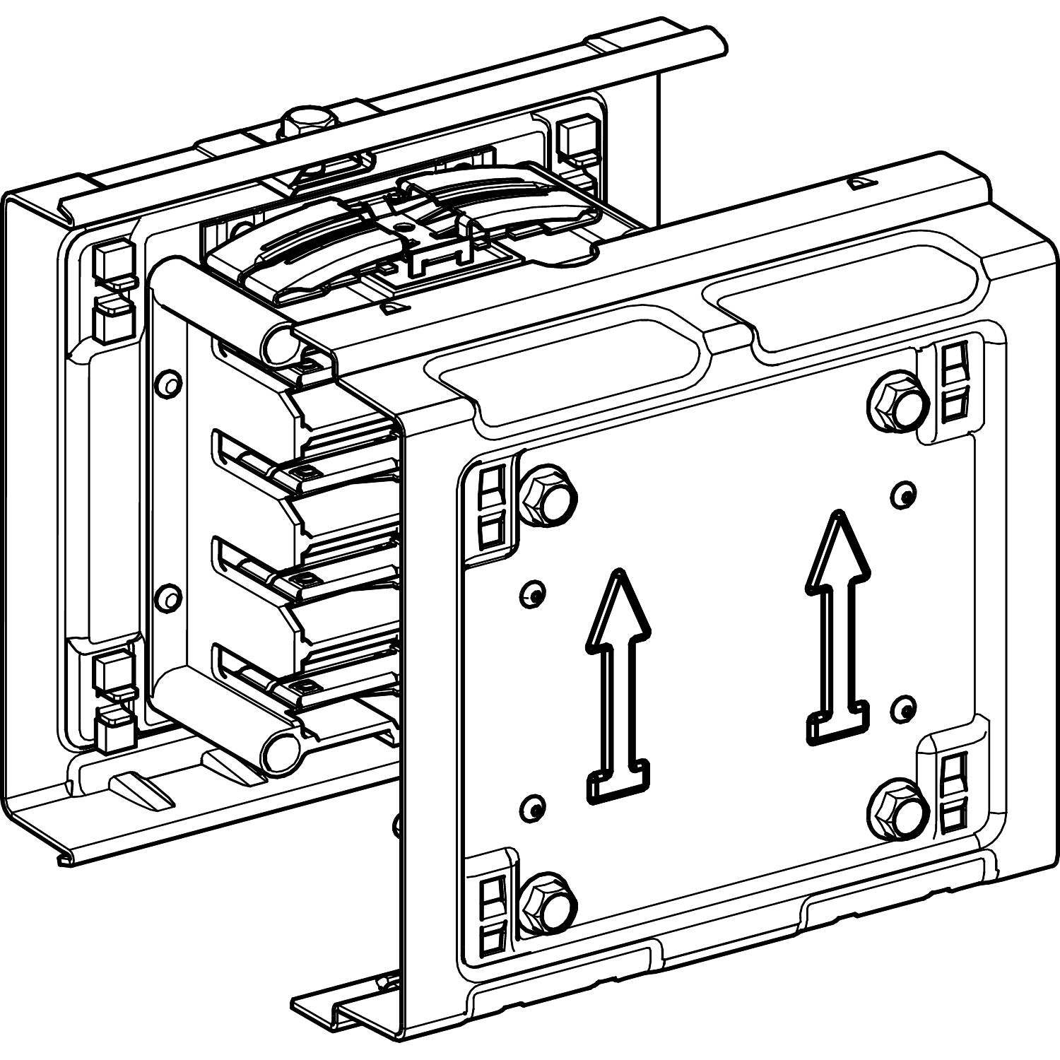Schneider Electric KSA250ZJ4 Accessoires KSA, bloc de jonction, 250 A. Élément de raccordement 1 pc(s)