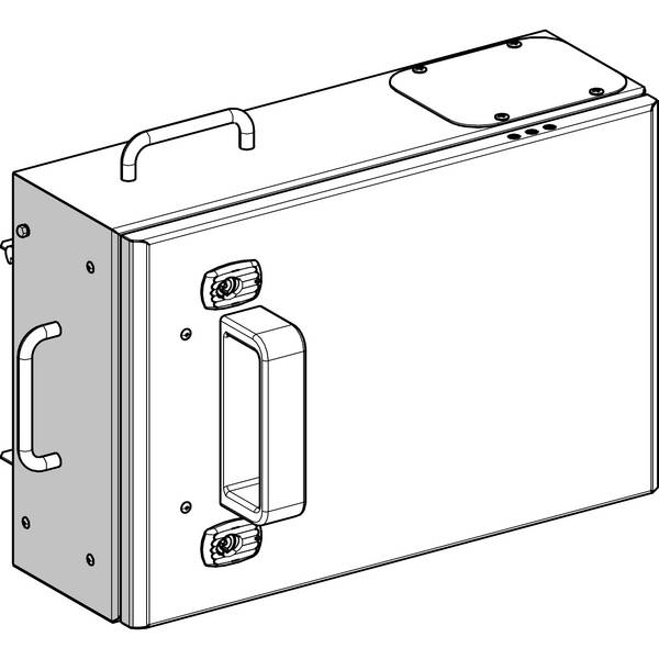 Schneider Electric KSB160SE4 Boîte de sortie KS, 160A, 3L+N+PE, pour fusibles NH00 Accessoires pour petits distributeurs blanc 1 pc(s)