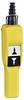 Schneider Electric XACA207 XACA207 Boîte à boutons pendante 2 boutons jaune chaud 1 pc(s) Piece
