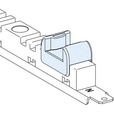 Un modèle 3D d'une borne de raccordement électrique avec une connexion de fil C2L. Montre la structure et les possibilités de fixation.