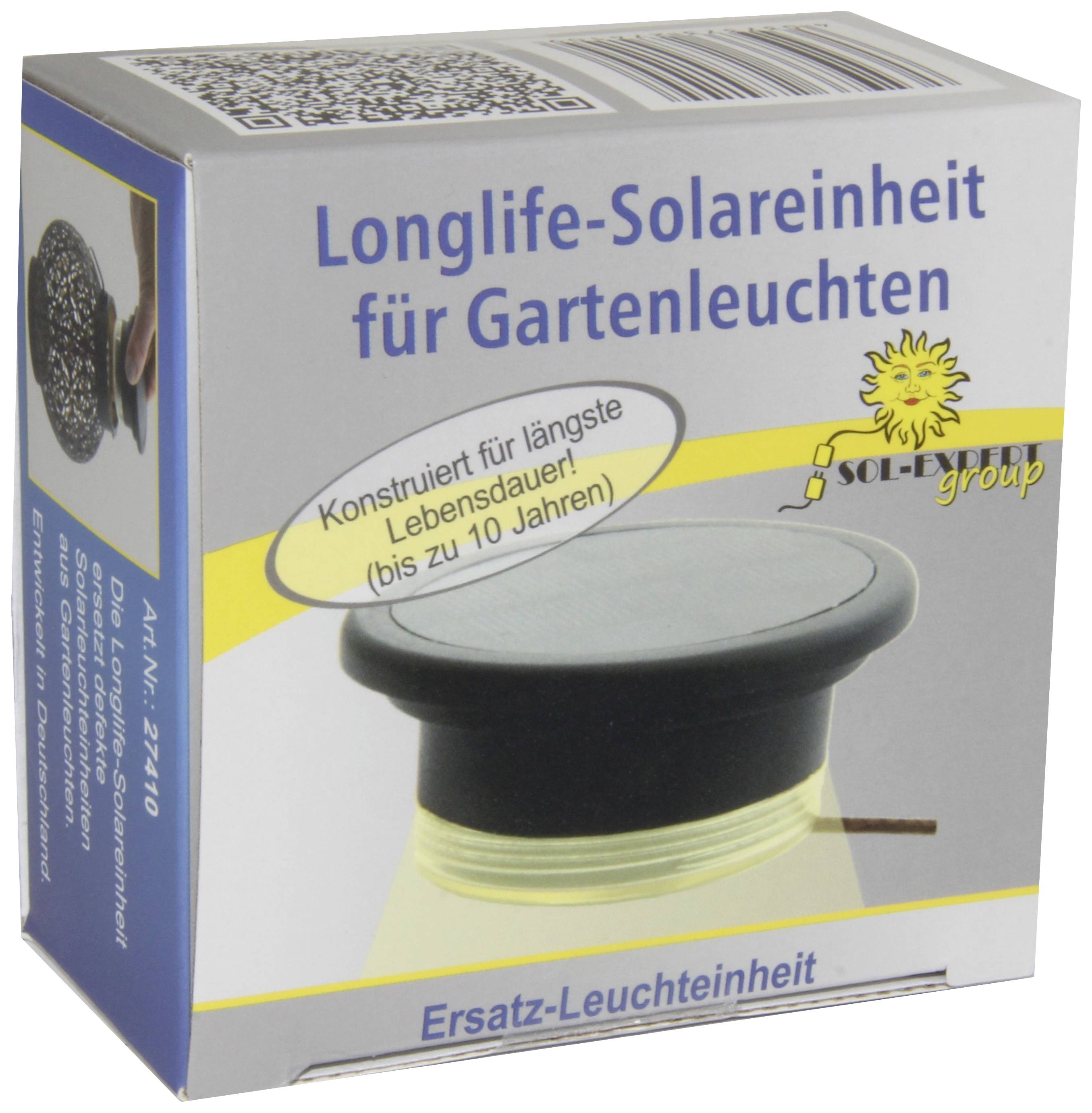 Unité solaire longue durée pour éclairages de jardin : Conçue pour une durabilité maximale ! (jusqu'à 10 ans)