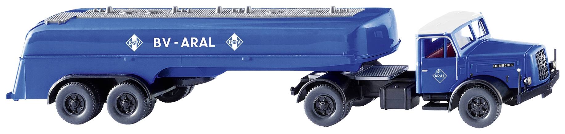 Wiking 0806 97 H0 Modèle réduit de camion Henschel Senne de bateau-citerne Aral