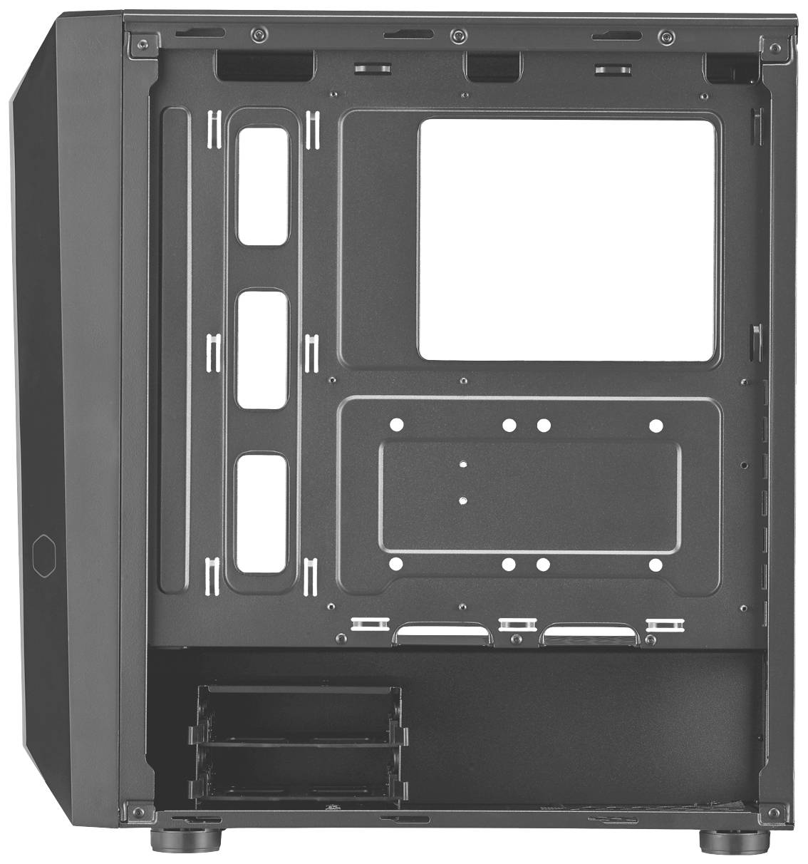 Cooler Master CMP 510, Midi Tower, PC, Noir, ATX, micro ATX, Mini-ITX, Plastique, Acier, Verre trempé, Multi-10