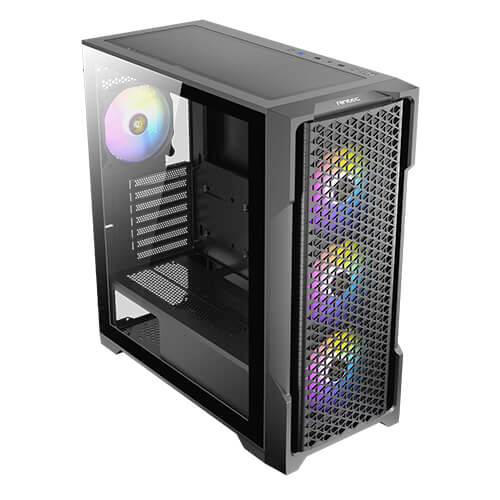 Antec AX90, Midi Tower, PC, Noir, ATX, ITX, micro ATX, Plastique, Acier, 16 cm-3