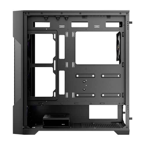 Antec AX90, Midi Tower, PC, Noir, ATX, ITX, micro ATX, Plastique, Acier, 16 cm-6