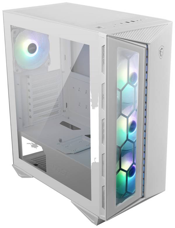 Tour midi Micro Star International Computer CAS MPG GUNGNIR 110R WHITE Boîtier PC  blanc