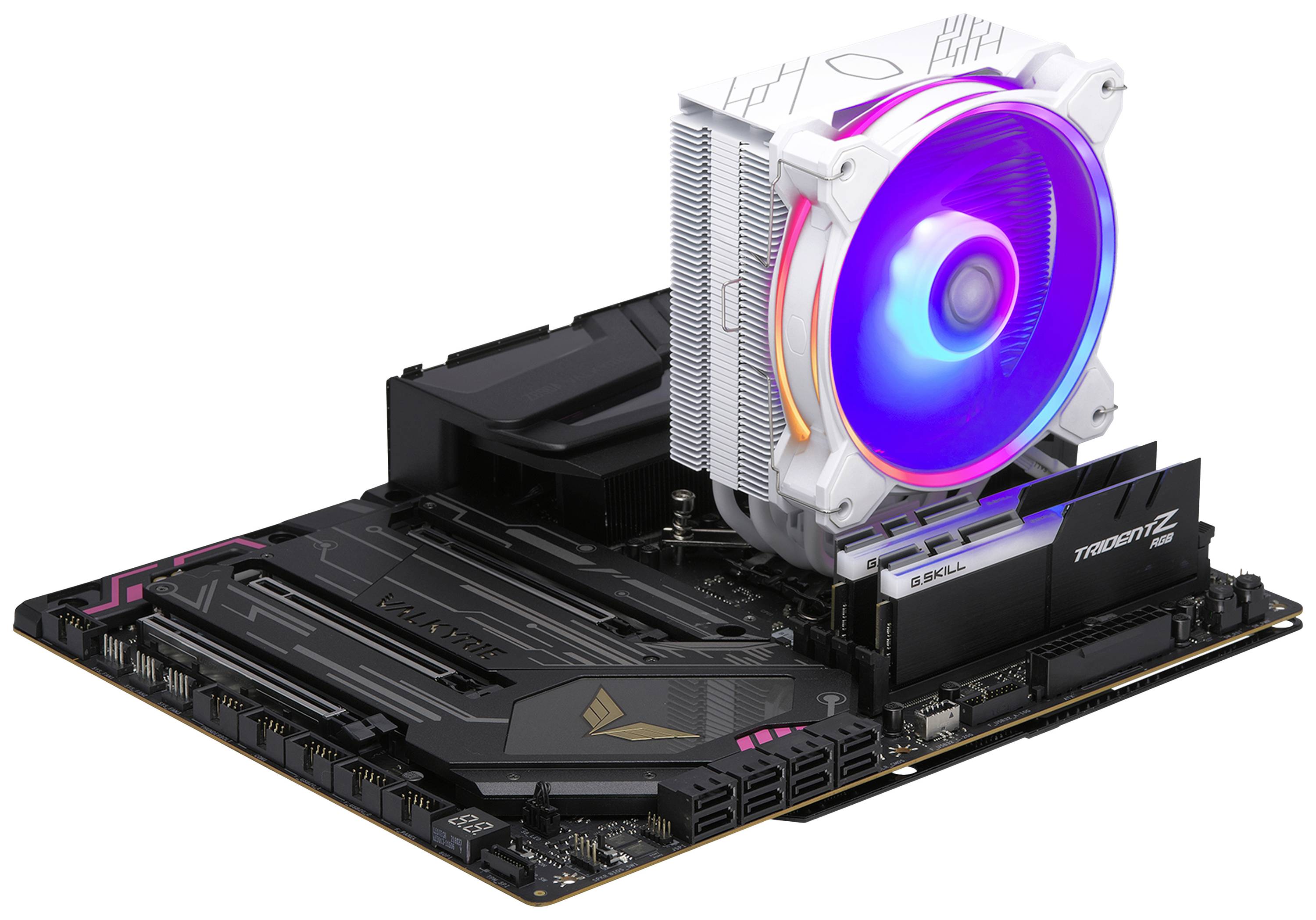 Dissipateur thermique pour processeur avec ventilateur Cooler Master Hyper 212 Halo White-13