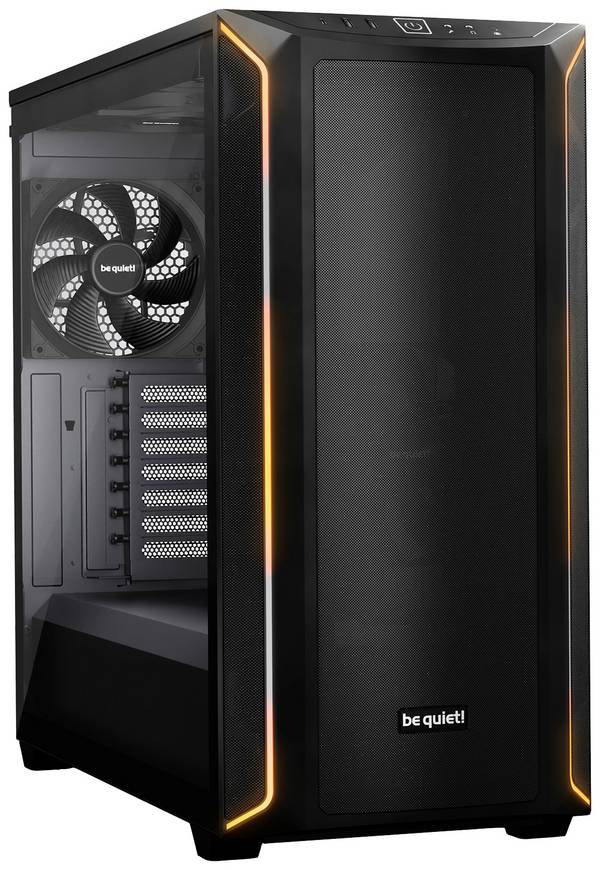 Tour midi BeQuiet be quiet! - Midi-Tower - E-ATX - Seitenteil mit Fenster (gehärtetes Glas) Boîtier PC  noir fenêtre latérale