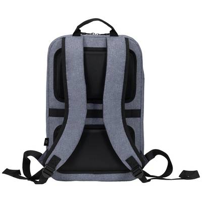 Sac à dos bleu avec deux bretelles noires rembourrées à l'arrière. Idéal pour un usage quotidien ou les voyages.