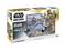 Kit de construction du Chasseur Stellaire N-1 Mandalorien de Revell Star Wars, dans son emballage, présentant l'illustration du vaisseau spatial et les personnages sur la boîte.