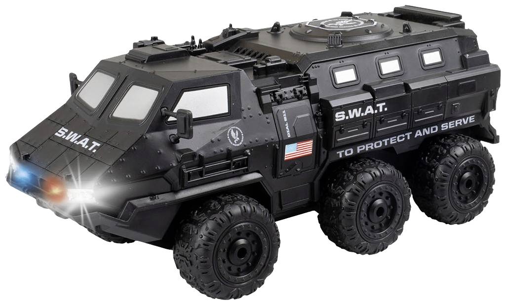 Revell Control 24437 24437 1:16 Véhicule RC débutant électrique Véhicule dintervention 4 roues motrices (6WD) avec effet