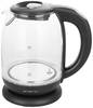 EMERIO WK-119255.5 Bouilloire sans fil verre, noir Contenance: 1.7 l