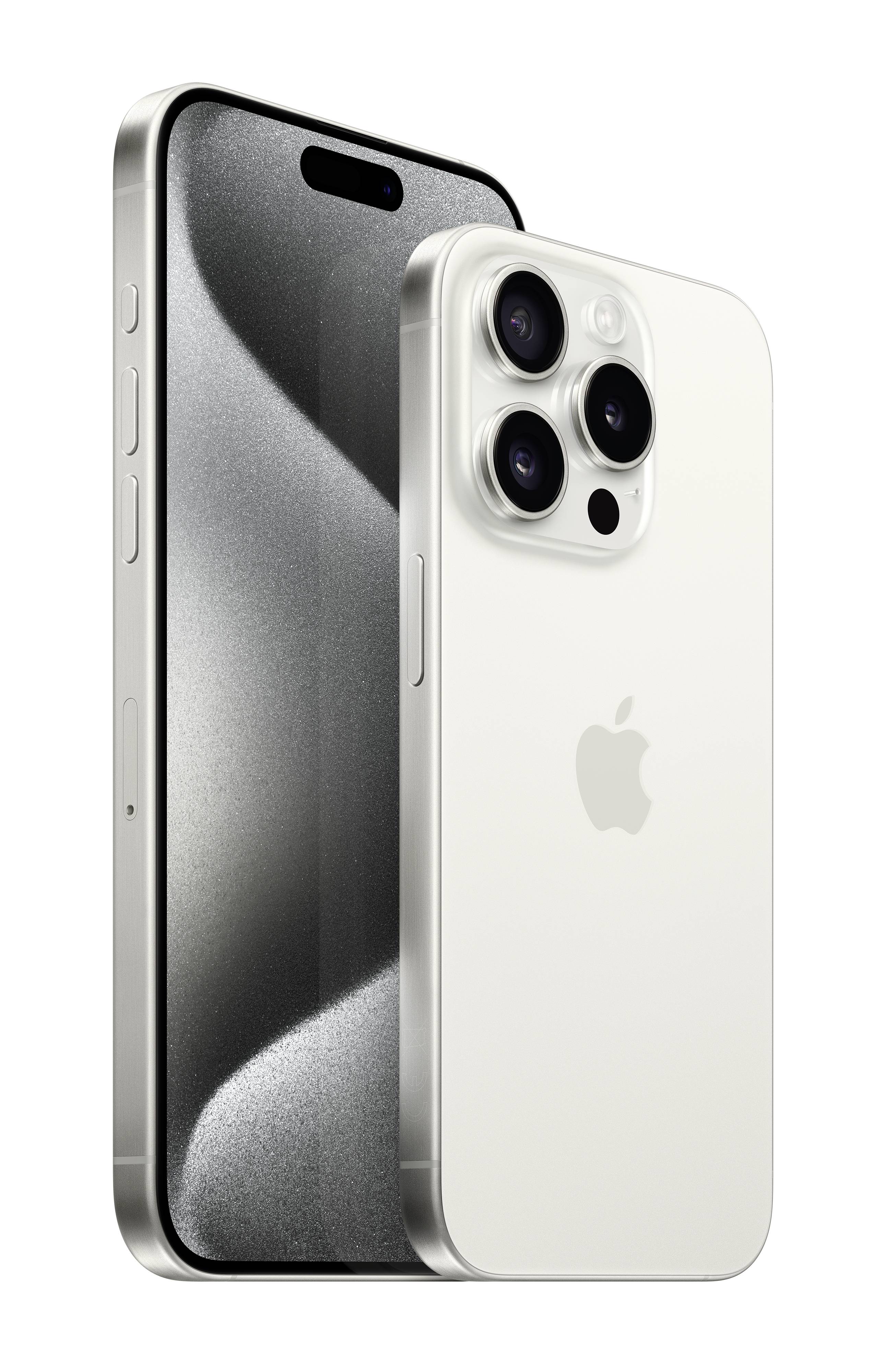 Apple iPhone 15 Pro blanc titane 256 GB 15.5 cm (6.1 pouces)-1