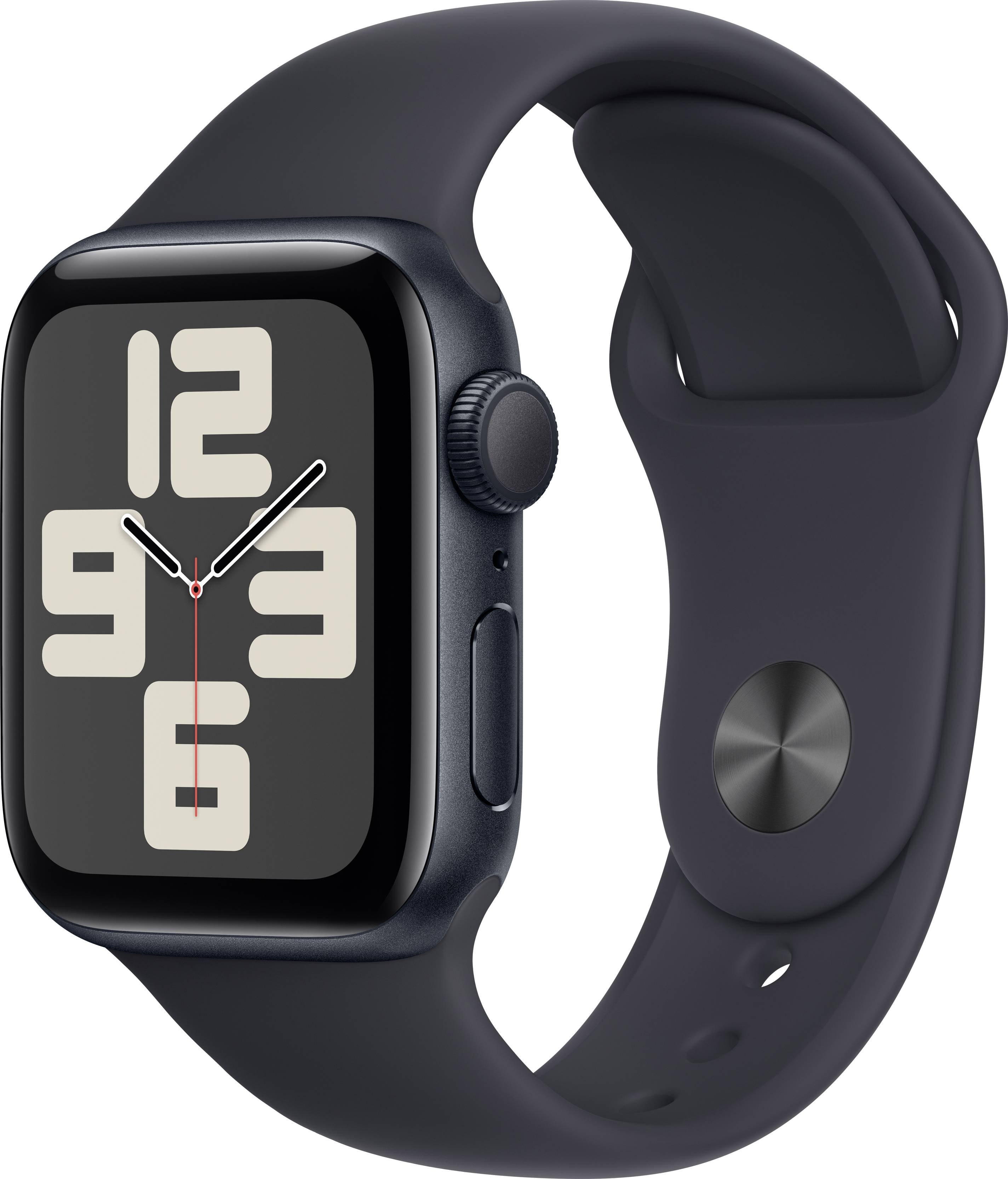 Apple Watch SE (2023) GPS 40 mm boîtier en aluminium bracelet de sport Midnight S/M-1