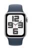 Apple Watch SE (2023) GPS 40 mm boîtier en aluminium bracelet de sport bleu orage S/M