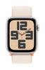 Apple Watch SE (2023) GPS 44 mm boîtier en aluminium Sport Loop Starlight