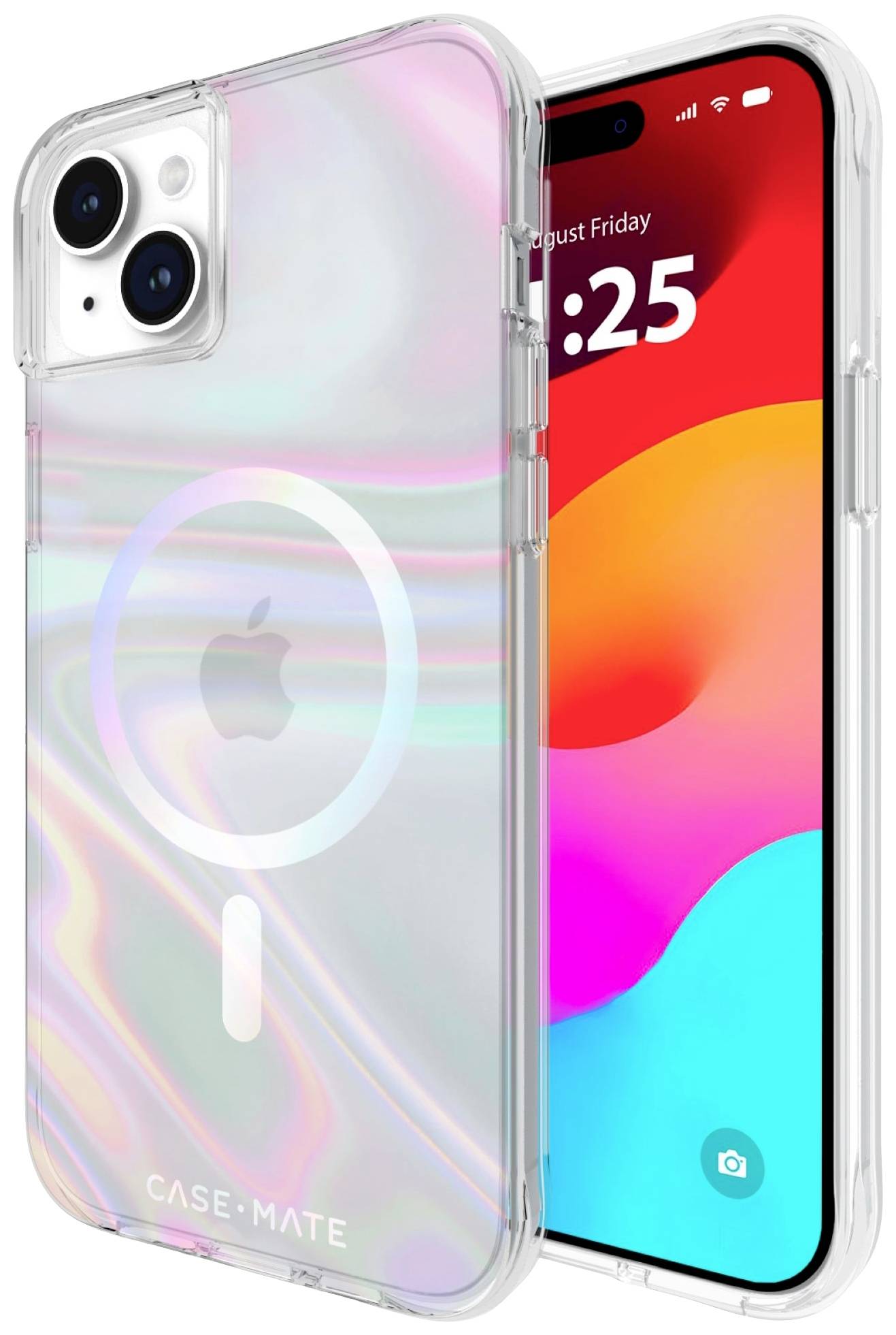 Coque MagSafe pour iPhone 15 Plus Soap Bubble Antichoc-0