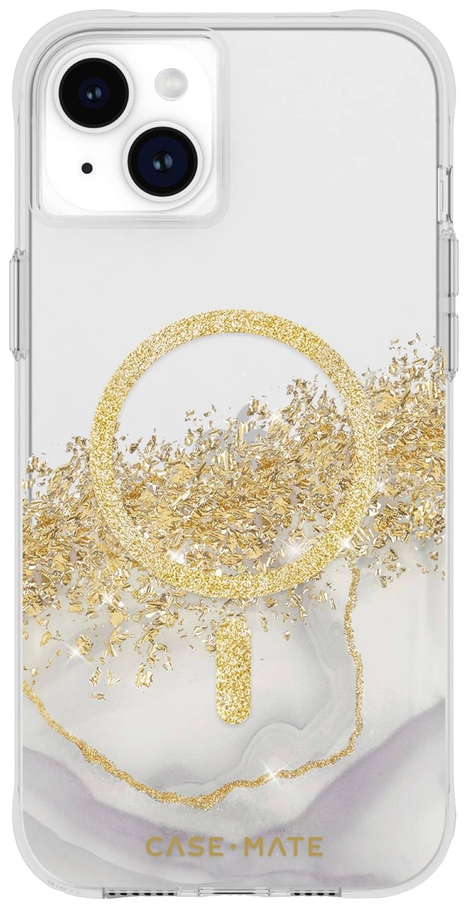 Coque Karat Compatible MagSafe pour iPhone 15 Plus Décorée de Paillettes-1