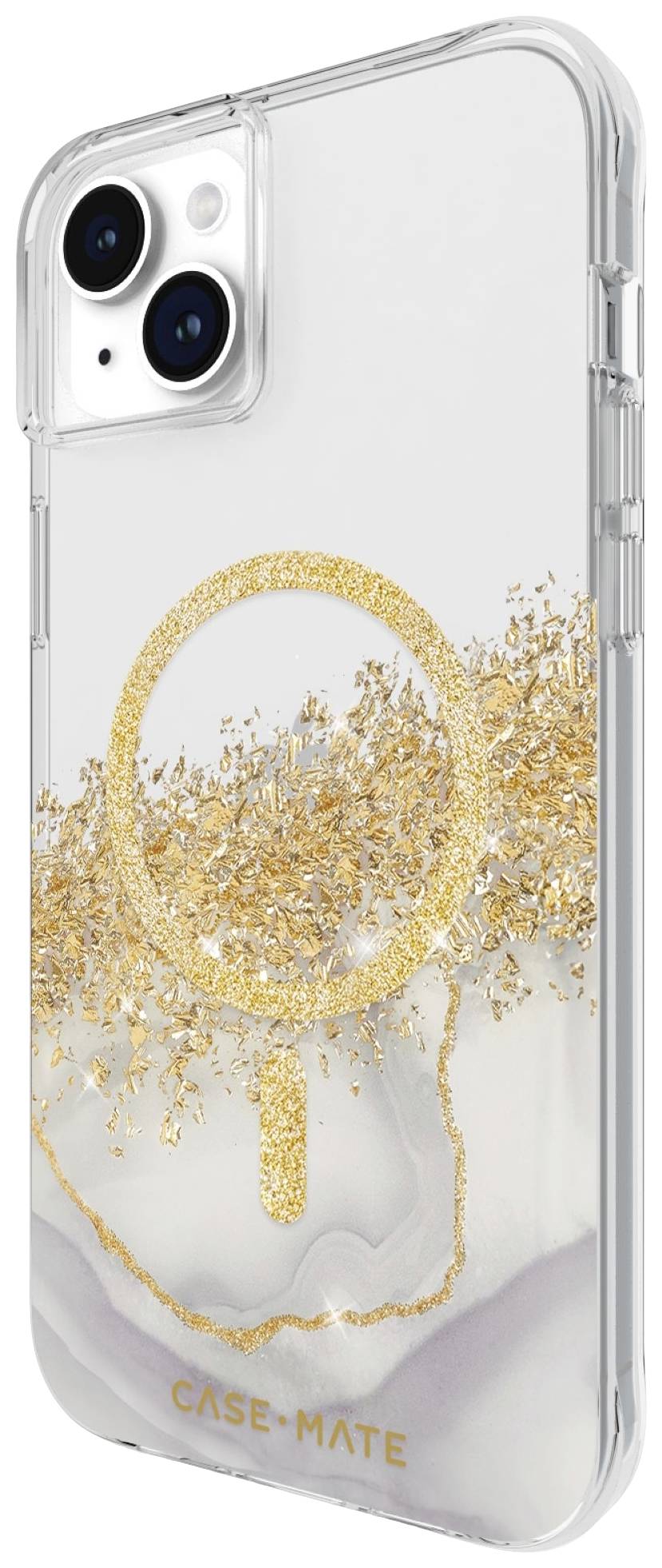 Coque Karat Compatible MagSafe pour iPhone 15 Plus Décorée de Paillettes-2
