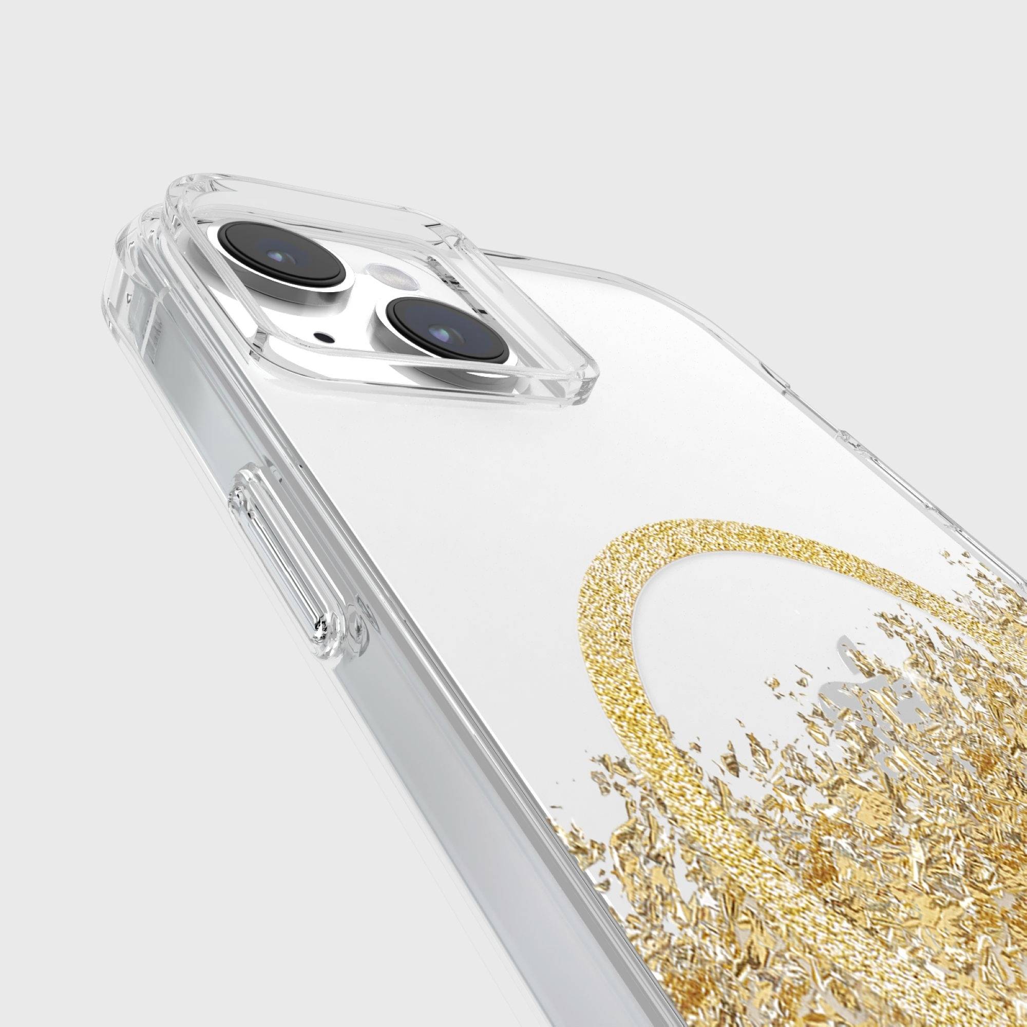 Coque Karat Compatible MagSafe pour iPhone 15 Plus Décorée de Paillettes-4