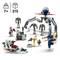 Un ensemble LEGO pour enfants à partir de 7 ans, comprenant 215 pièces, représentant des droïdes, un droïde araignée et deux figurines de clone troopers dans un combat.