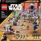 Un ensemble LEGO représente des troupes de clones et des droïdes de combat de "Star Wars". Comprend des figurines et l'équipement pour des reconstitutions de la série. À partir de 7 ans.