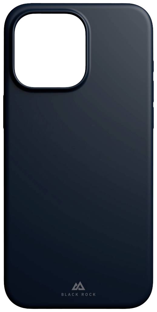 Coque de téléphone noir en matériau robuste, avec un logo discret dans la partie inférieure de la face arrière. Conçue pour une protection optimale et un style élégant.