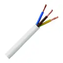 H05VV-F 4G1,5 RG50 w Câble gainé H05VV-F 4 G 1.5 mm² + 4 G 1.5 mm² blanc 50 m