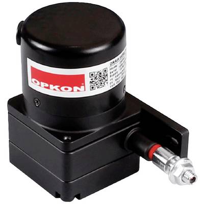 Un capteur électrique de OPKON avec boîtier cylindrique et câble de connexion, utilisé pour l'acquisition de données de mesure dans des applications techniques.