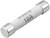 Un fusible cylindrique blanc portant l'inscription 'HV61D 10A'.