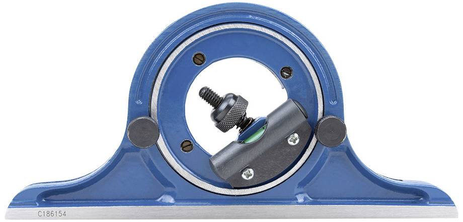 Bloc de palier bleu avec roulement monté et vis, adapté aux applications de construction mécanique.