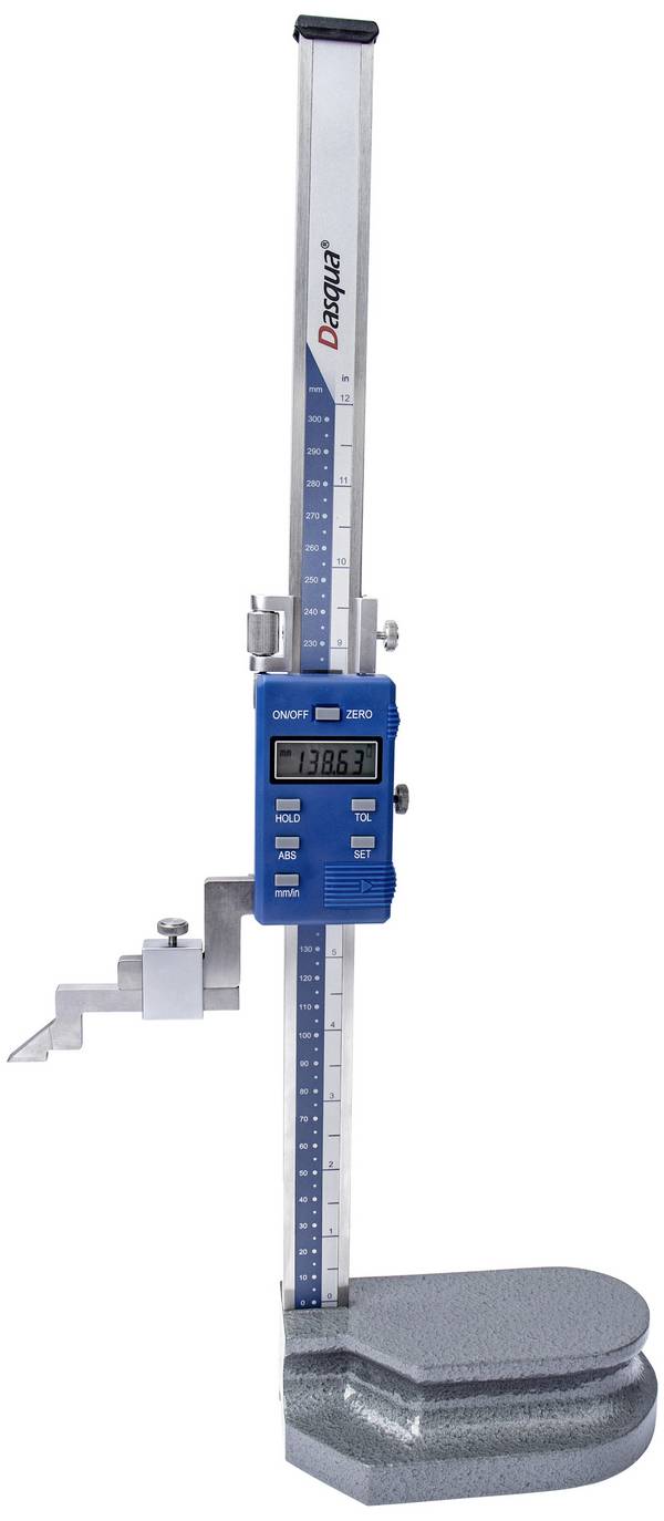Dasqua 3130-8125 Altimètre numérique  Lecture: 0.01 mm 1 pc(s)