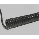 BKL Electronic 1506324 Câble spiralé Li12YD11Y 400 mm / 1600 mm 2 x 0.50 mm² + 2 x 0.50 mm² noir 1 pc(s)