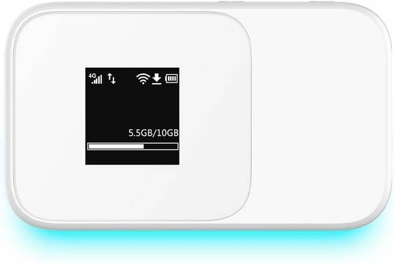 ZTE MF986D Point d'accès Wi-Fi 4G mobile  866 MBit/s  blanc