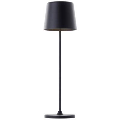 Lampadaire noir au design simple et moderne, avec un pied élancé et un abat-jour conique. Idéal pour un intérieur minimaliste.