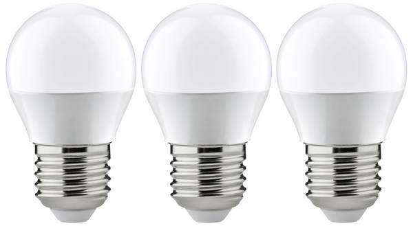 Paulmann 28579 LED CEE F (A - G) E27  5.5 W blanc chaud (Ø x H) 45 mm x 82 mm  3 pc(s)