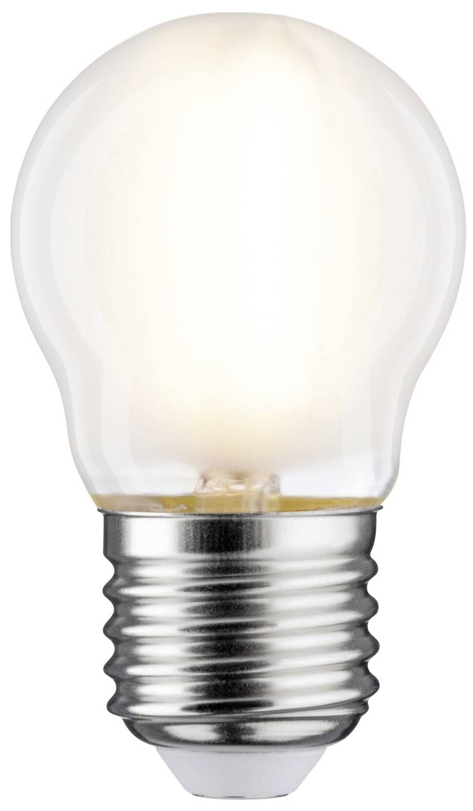 Une ampoule allumée avec un filament visible, diffusant une lumière douce. Elle symbolise les idées et l'illumination.