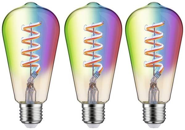 29164  Paulmann Home Ampoule à LED E27 CEE: G (A - G) 6.3 W RVBB or